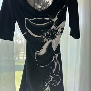 Black and white floral off the shoulder stunner!! 🤩 WHBM